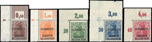 1920, Allenstein, II-VI Ecke, **