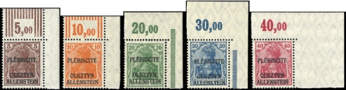 1920, Allenstein, II-VI Ecke, **