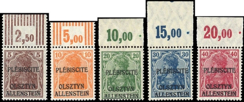 1920, Allenstein, II-VI OR Punkt, **