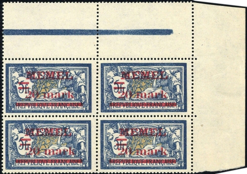 1920, Memel, 33 (4), **