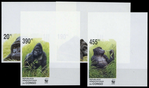 2002, Kongo Kinshasa, 1708-11 U Ecke, **