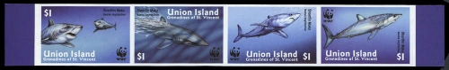 2002, St. Vincent Grenadinen Union Island, 269-72 U ZD, **