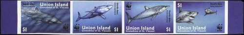 2002, St. Vincent Grenadinen Union Island, 269-72 U ZD, **
