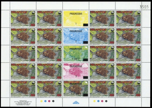 1992, Niuafoou Inseln, 235 Phasenbogen, **