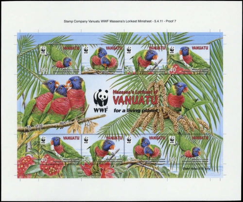 2011, Vanuatu, 1443-46 KB Proof Cr