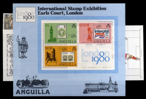 1980, Anguilla, 446-49 u.a., **