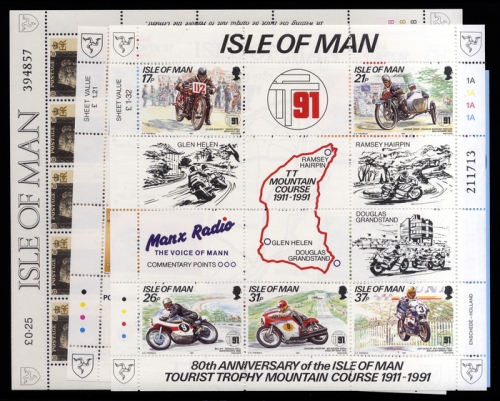 1980, Insel Man, Bl. 4 u.a., **