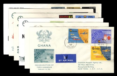 1958, Ghana, 36-38 u.a., FDC