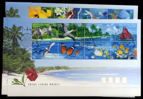 1999, Kokos Inseln, 375-94, FDC