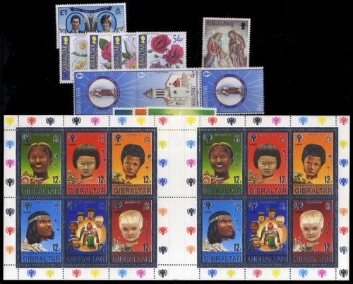 1984, Marshall Inseln, 1-4 u.a., **