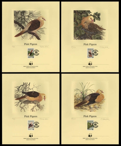 1985, Mauritius, 609-12 KD USA hs
