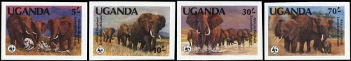 1983, Uganda, 361-64 U, **