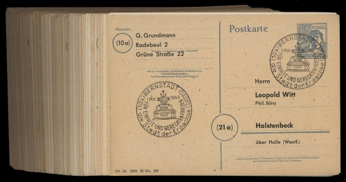Sammlungen und Posten Deutschland nach 1945, Brief