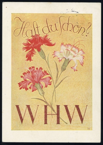 1938, III. Reich Propaganda,Organisationen,WHW, 513, Brief