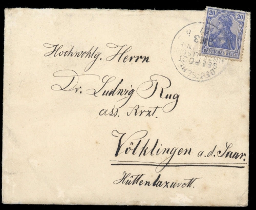 1945, Deutsche Lokalausgabe Glauchau, 5 I u.a., Brief