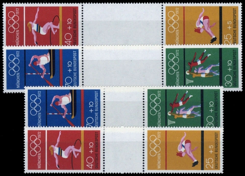 1972, Bundesrepublik Deutschland, SZ 1 a-2 b, **