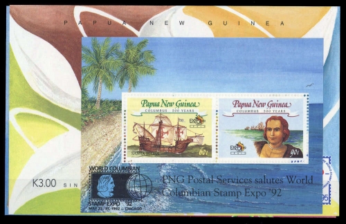 1992, Papua Neuguinea, Bl. 4, 7-8, **