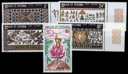 1974, Wallis und Futuna, 258, 260-63, **