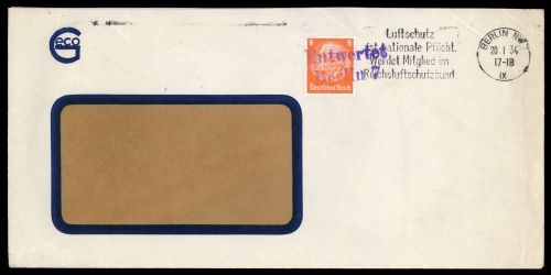 Deutsches Reich, 517 FL, Brief