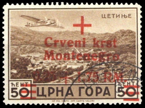 1944, Deutsche Besetzung II. WK Montenegro, 33, cto