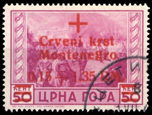1944, Deutsche Besetzung II. WK Montenegro, 30, cto