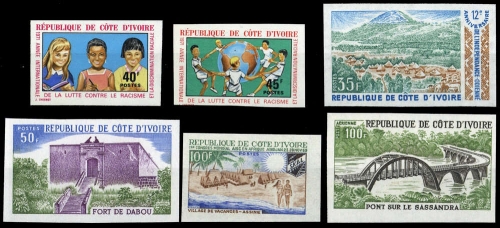 1965, Elfenbeinküste, 278-81 U u.a., **
