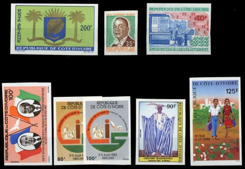 1964, Elfenbeinküste, 268 U u.a., **