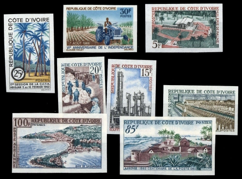 1962, Elfenbeinküste, 237 U u.a., **