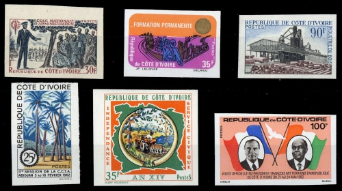1962, Elfenbeinküste, 237 U u.a., **