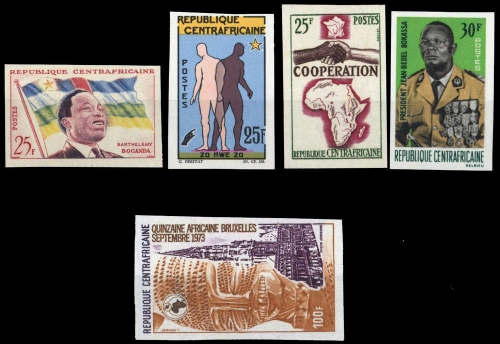 1959, Zentralafrika, 2 U u.a., **