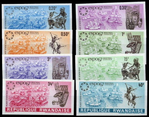1967, Ruanda, 232-39 B, **