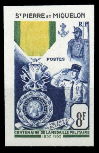 1952, St. Pierre et Miquelon, 373 U, **