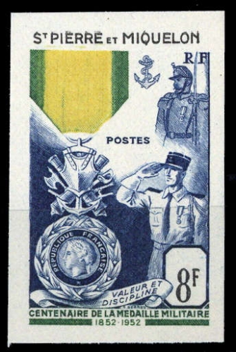1952, St. Pierre et Miquelon, 373 U, **