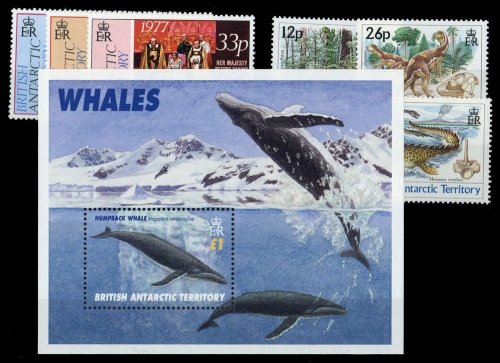 1977, Britische Gebiete in der Antarktis, 68-70 u.a., **