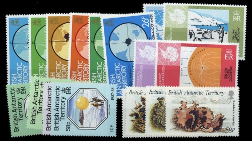 1981, Britische Gebiete in der Antarktis, 84-87 u.a., **