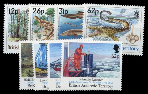 1991, Britische Gebiete in der Antarktis, 173-76 u.a., **