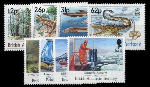 1991, Britische Gebiete in der Antarktis, 173-76 u.a., **