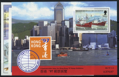 1996, Britische Gebiete in der Antarktis, Bl. 3 u.a., **