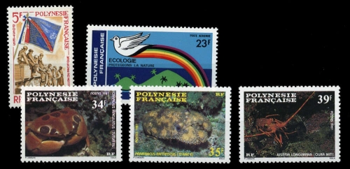 1964, Französisch Polynesien, 36 u.a., **