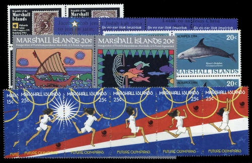 1984, Marshall Inseln, 1-4 u.a., **