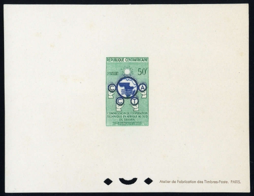 1960, Zentralafrika, 3 edl