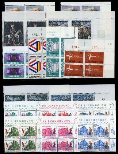 1969, Luxemburg, 788-903, **, Vierer