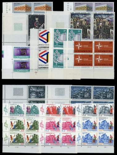 1969, Luxemburg, 788-903, **, Vierer