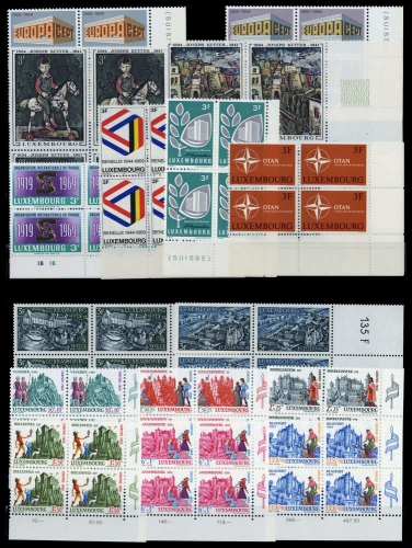 1969, Luxemburg, 788-903, **, Vierer