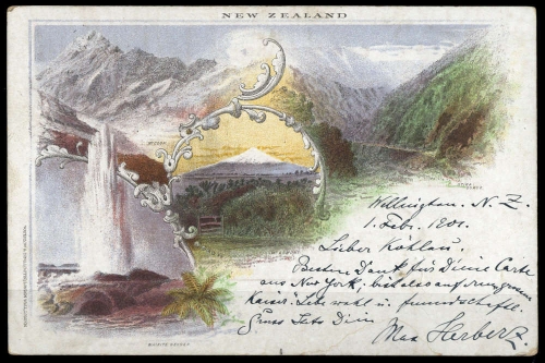 1897, Neuseeland, P 9, Brief