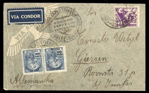 1935, Brasilien, 423 (2) u.a., Brief