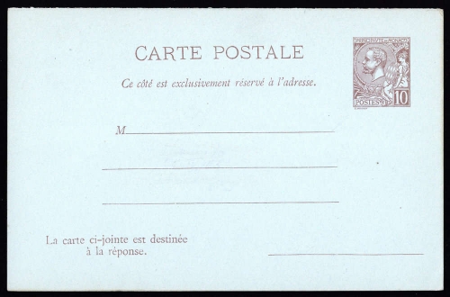 1891, Monaco, P 8, Brief