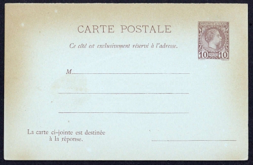 1891, Monaco, P 5, Brief