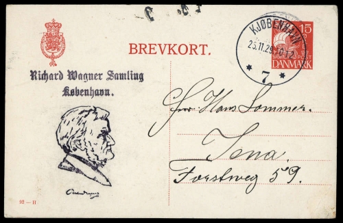 1929, Dänemark, Brief