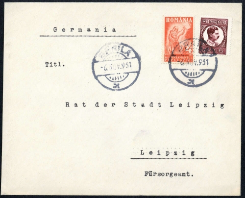 1931, Rumänien, 381, 395, Brief